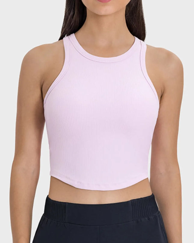 Round Neck Racerback Active Tank