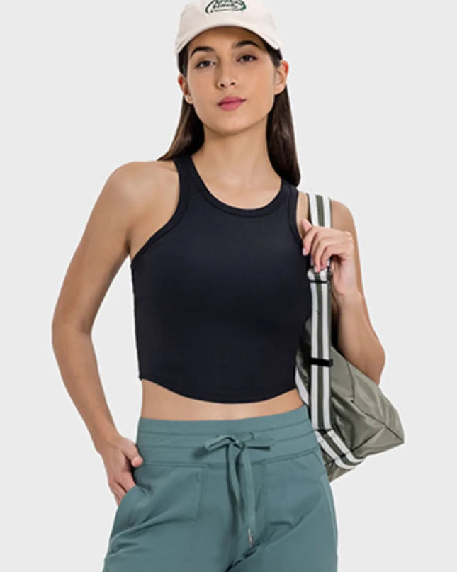 Round Neck Racerback Active Tank