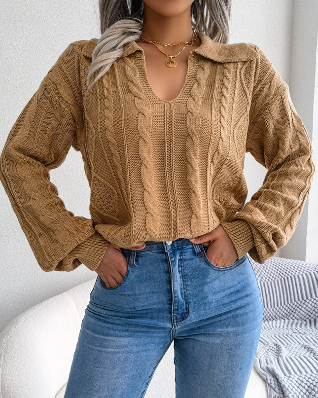 Dough Twist Sweater - Hey Love Boutique