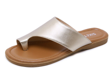 Summer European and American Sandals Beach Large Casual Flat Shoes