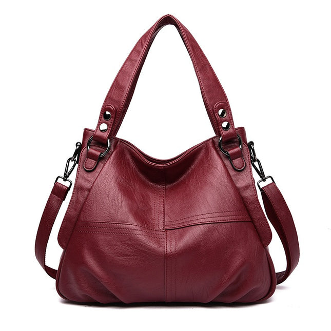 sheepskin soft leather bag