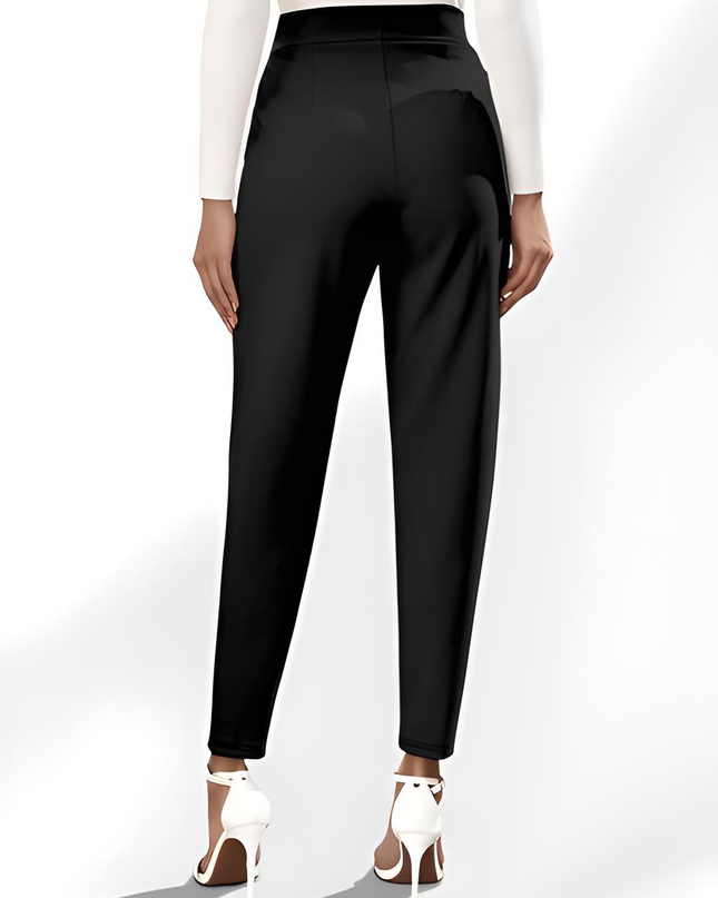 High Waist Straight Pants with Pockets - Hey Love Boutique