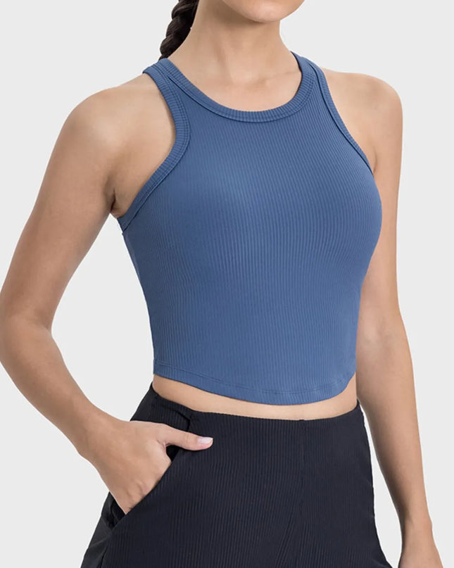 Round Neck Racerback Active Tank