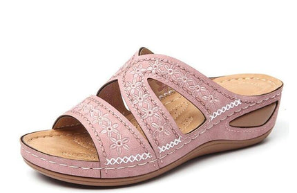 Women'S Sandals Open Toe Summer Women Flats Shoes Female Lightweight Woman Wedges Sandals Ladies Sandals Big Size