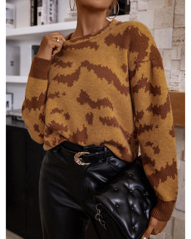 Loose Knit Long Sleeve Sweater - Hey Love Boutique