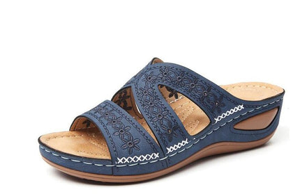 Women'S Sandals Open Toe Summer Women Flats Shoes Female Lightweight Woman Wedges Sandals Ladies Sandals Big Size