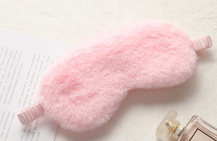 Sleeping Mask Sleeping Blindfold Soft Plush Eye Masks Cute Love Cloud Eye Cover Rabbit Plush Mask Eyepatch Nap Health Eye Cover