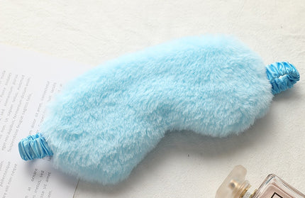 Sleeping Mask Sleeping Blindfold Soft Plush Eye Masks Cute Love Cloud Eye Cover Rabbit Plush Mask Eyepatch Nap Health Eye Cover