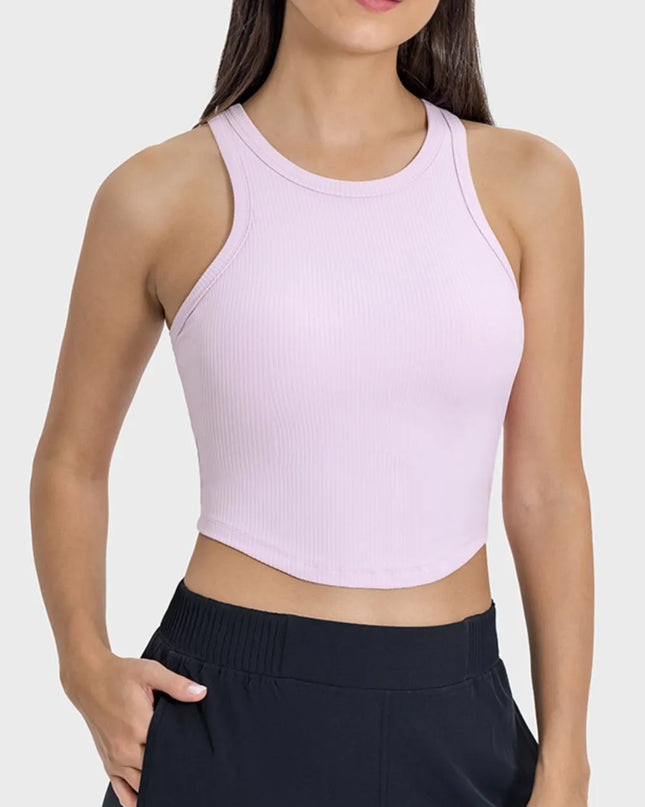 Round Neck Racerback Active Tank