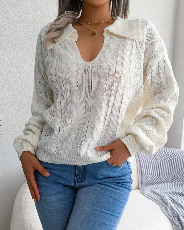 Dough Twist Sweater - Hey Love Boutique