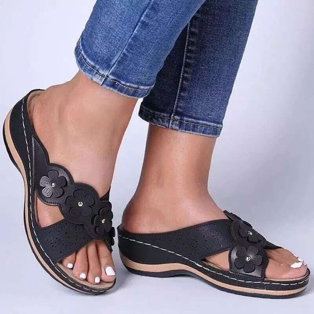 Wedge Versatile Fish Mouth Sandals