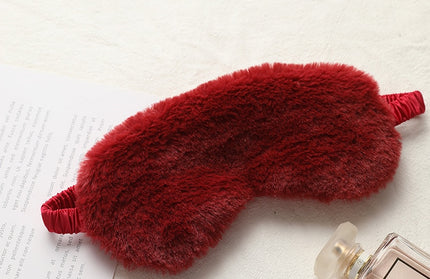 Sleeping Mask Sleeping Blindfold Soft Plush Eye Masks Cute Love Cloud Eye Cover Rabbit Plush Mask Eyepatch Nap Health Eye Cover