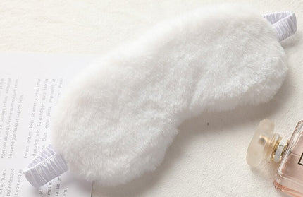 Sleeping Mask Sleeping Blindfold Soft Plush Eye Masks Cute Love Cloud Eye Cover Rabbit Plush Mask Eyepatch Nap Health Eye Cover