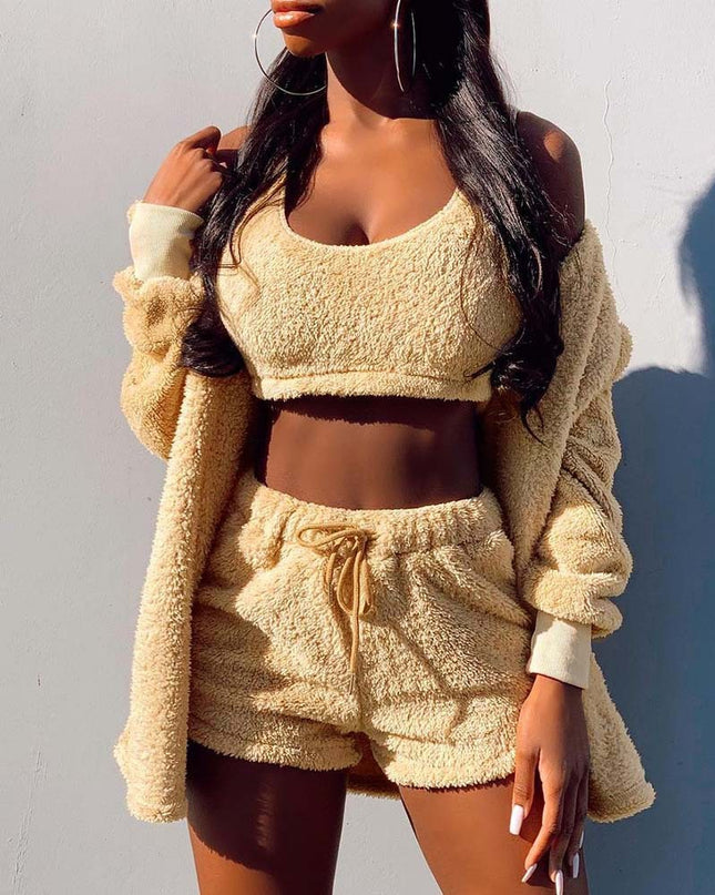 Casual Sweater 3 Pcs Set