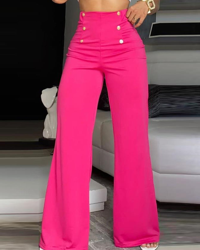 Wide Leg Pants - Hey Love Boutique