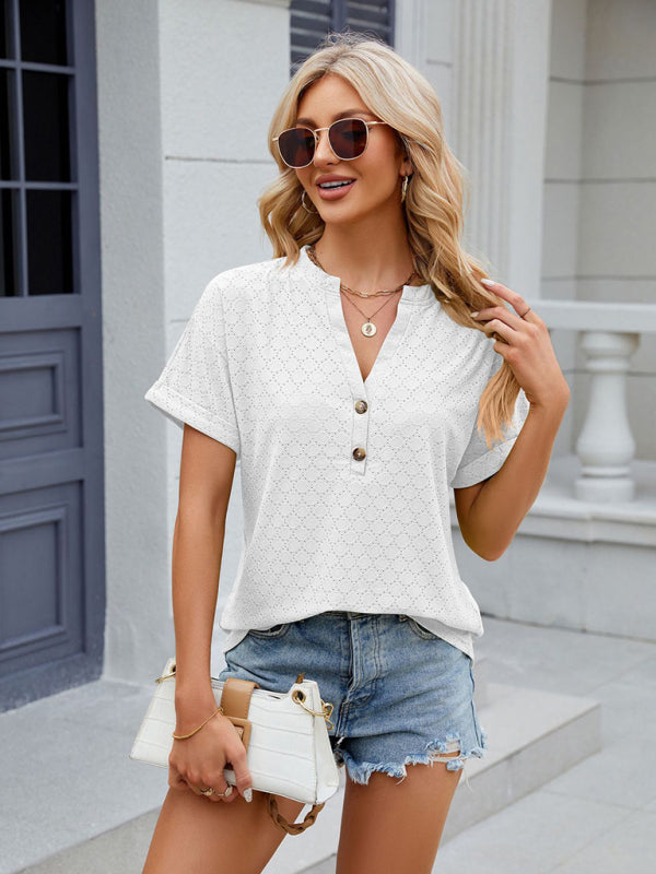 Circle Loose Short-Sleeved T-shirt