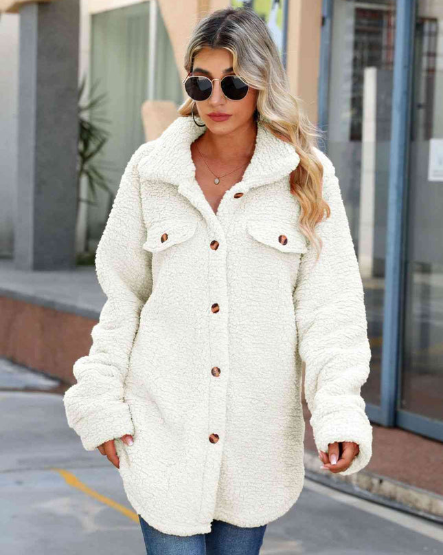 Button Down Collared Coat