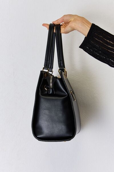 Texture PU Leather Handbag - Hey Love Boutique