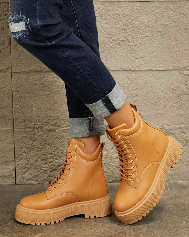 Platform Combat Boots - Hey Love Boutique