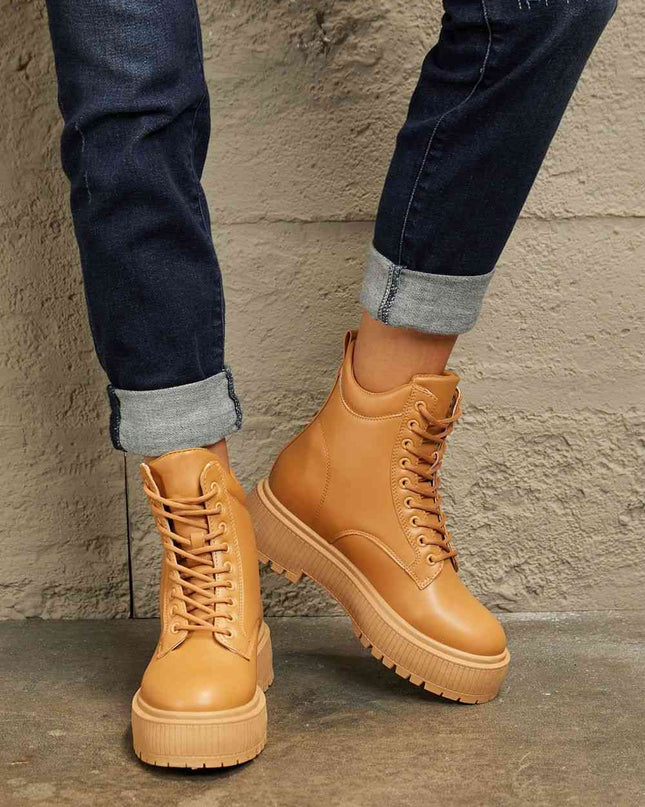 Platform Combat Boots - Hey Love Boutique