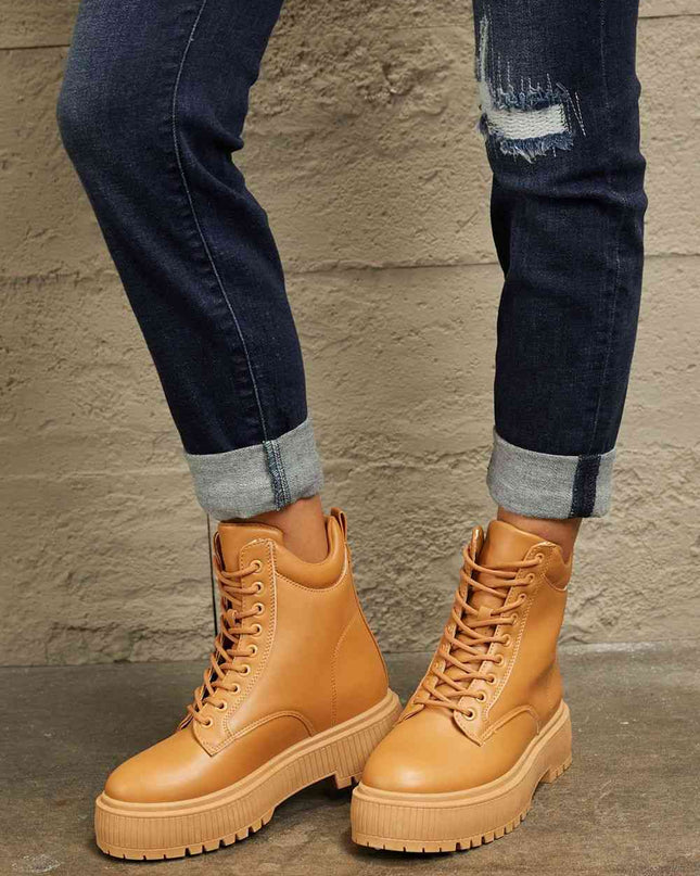 Platform Combat Boots - Hey Love Boutique
