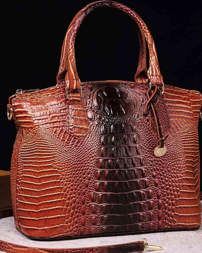 Gradient Leather Handbag - Hey Love Boutique