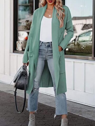 Open Front Coat - Hey Love Boutique