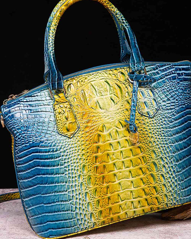 Gradient Leather Handbag - Hey Love Boutique