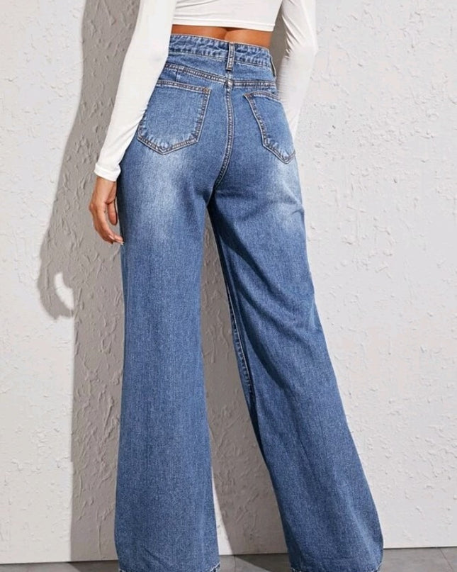 High Waist Loose Jeans