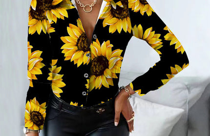 Sunflower Buttoned Shirt
