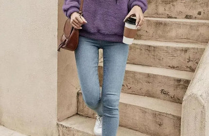 Drawstring Long Sleeve Hoodie