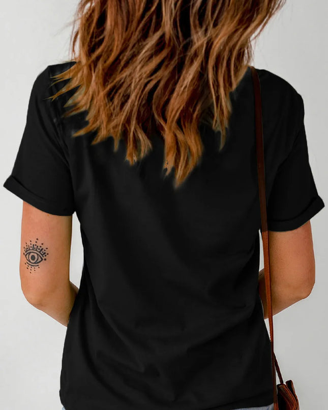 Letter Graphic Short Sleeve T-Shirt