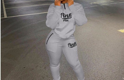 Pink Letter Sport Sweatshirt - Hey Love Boutique