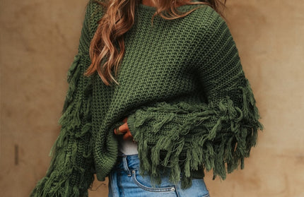 Pullover Loose Sweater - Hey Love Boutique