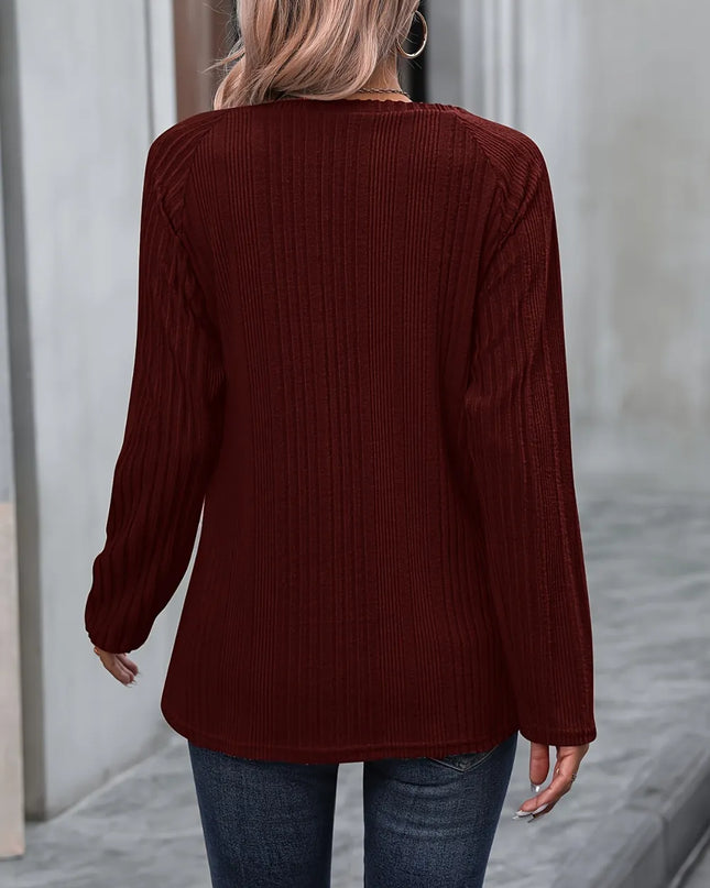 Round Neck Long Sleeve T-Shirt