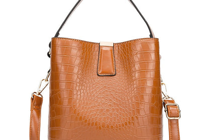 Crocodile Pattern Bucket Bags