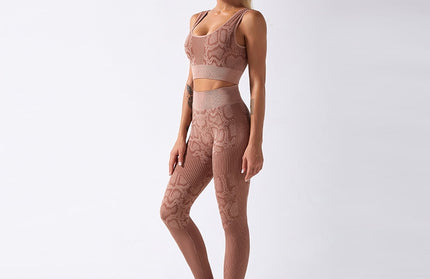 Sexy Seamless High Waist Set