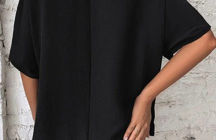 Knotted Half Sleeve Blouse