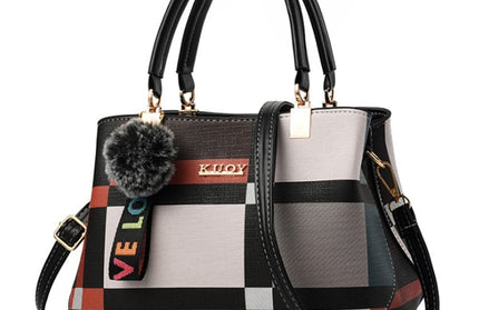 Plaid Stitching Wild Crossbody Bags