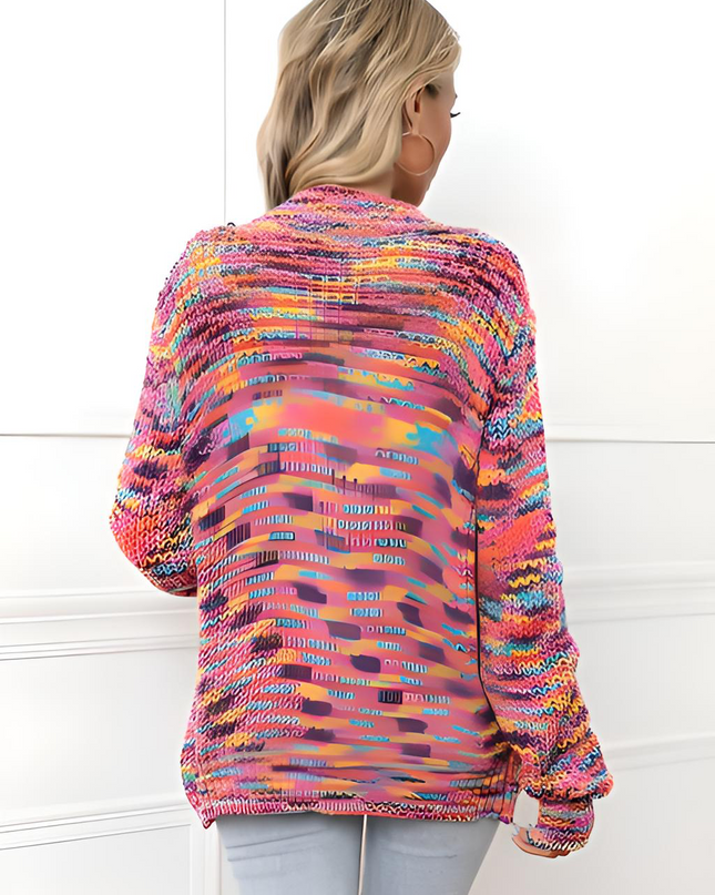 Button Up Dropped Shoulder Cardigan - Hey Love Boutique