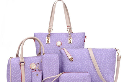 Fish Bone Patterned Six Piece Set