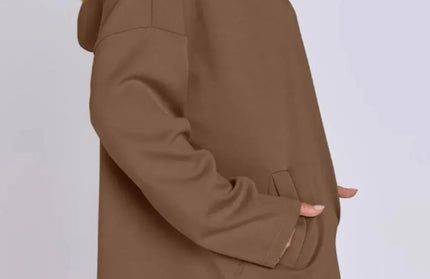 Quarter Zip Long Sleeve Hoodie