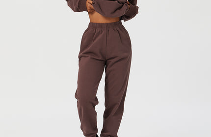 Hooded Loose Sport Sweater Set