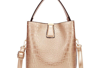 Crocodile Pattern Bucket Bags