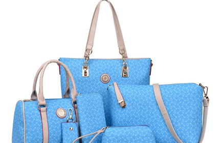 Fish Bone Patterned Six Piece Set