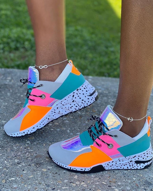 Stylish Lightweight Running Lace-up Sneakers