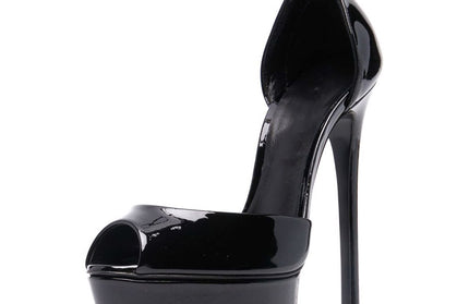 Sexy High Fish Mouth Water Platform High Heels