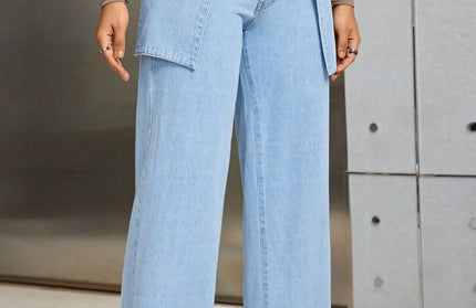 Wide Leg Jeans with Pockets