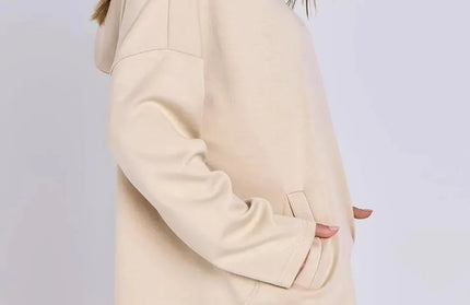 Quarter Zip Long Sleeve Hoodie