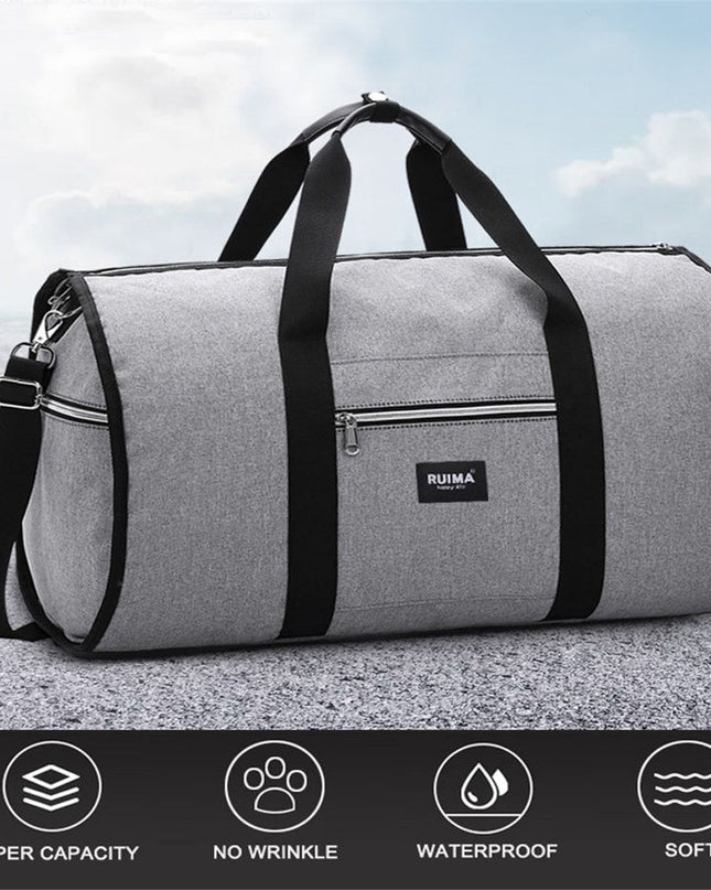 Waterproof Travel Bag Mens Garment Bags Women Travel Shoulder Bag 2 In 1 Large Luggage Duffel Totes Carry On Leisure Hand Bag